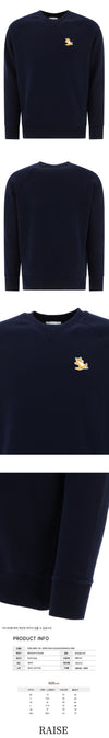 MAISON KITSUNE Klassischer Fox Sweatshirt in Navy GU00342KM0002 P480 49391982 [P]