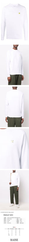 MAISON KITSUNE FOX HEAD メンズ スウェットシャツ ホワイト IM00318KM0001 P100 49392009 [P]