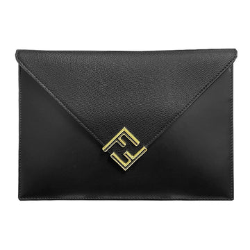 FENDI FF Goldfarb Logo Große Clutch 8N0152 ALWA F0KUR 49396507