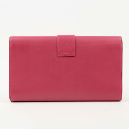 Saint Laurent 311213 Pink Leather Cavachic Clutch 48977852