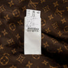 LOUIS VUITTON 1AB789 ブラック ウール レザー インサート Aライン コート 34 49434063 [P]