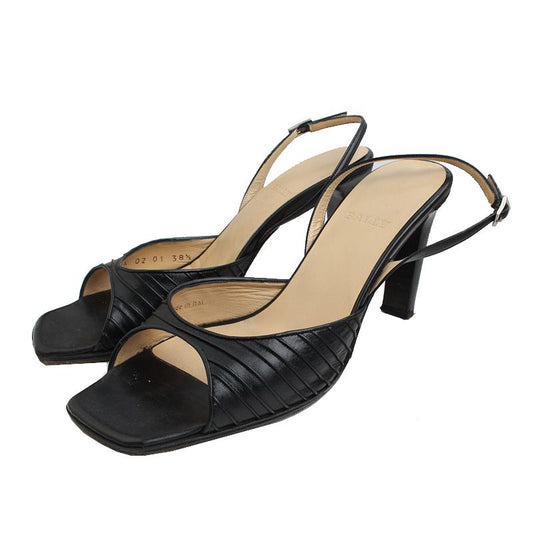 BALLY Schwarze Square-Toe Slingbacks 38.5 49530181