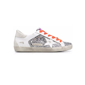GOLDEN GOOSE Superstar Silber Glitzer Sneakers GWF00104 F001630 70148 49666967