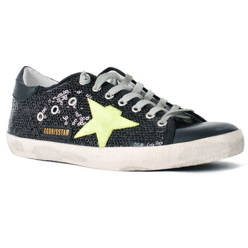 GOLDEN GOOSE Superstar Sneakers Schwarz/Neon F000626 90191 49669818