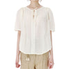LOUISE MISHA 44サイズ 半袖ブラウス MARINE OFFWHITE 49670042 [P]