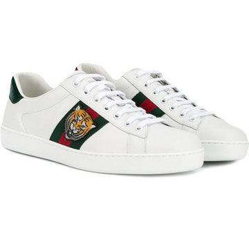 GUCCI タイガー刺繍スニーカー 457132 A38G0 9064 ロートップ 49726170
