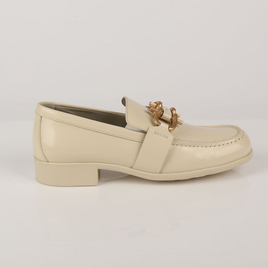 BOTTEGA VENETA バター レザー モカ ローファー 37 49031460