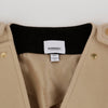 BURBERRY ベージュ カシミヤ ベルト付き ダブルブレスト コート 8 49856213 [P]