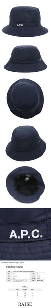 APC Bucket Hat mit Logo Marineblau 23SS M24096 IAJ 50334780 [P]