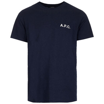 APC 23SS MIKE Logo T-Shirt Dark Navy COETL H26053 IAK 50334987