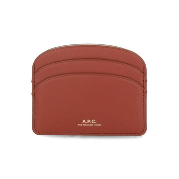 APC デミルン ロゴ ハーフムーン カードウォレット PXAWV F63270 EAI 50335206