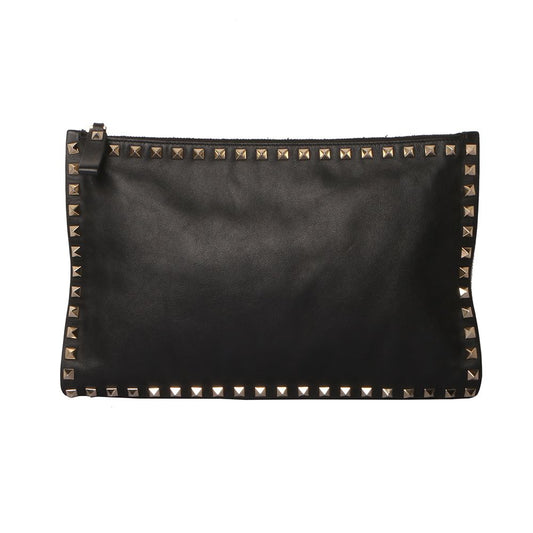 VALENTINO ロックスタッド クラッチ (領収書あり) / 30467-2 50429740