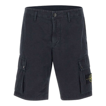 STONE ISLAND ストーン 23SS ワッペン パッチ バermuda ショートパンツ ネイビー A0120 50503239