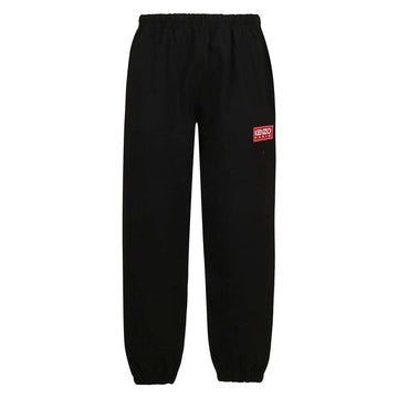Kenzo 22FW Logo Patch Training Pants Black 5PA795 4ME 99J 50503757