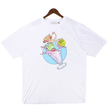 MAISON KITSUNE 男性用半袖Tシャツ (KM00141KJ0008 WHITE) 50652974