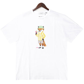MAISON KITSUNE ドレスドフォックス半袖Tシャツ (KM00145KJ0008 ホワイト) 50652979
