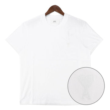 AMI (UTS022 726 100) メンズ ハートロゴ 半袖 Tシャツ 50653005