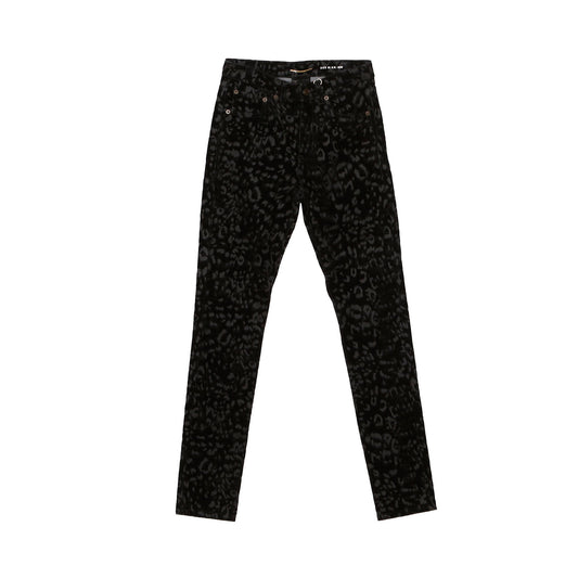 SAINT LAURENT Schwarze Baumwoll-Skinny-Jeans 25 50548847