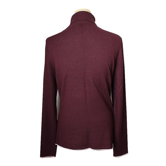AIGNER Lila Rollkragen-Strickoberteil 44 50658763