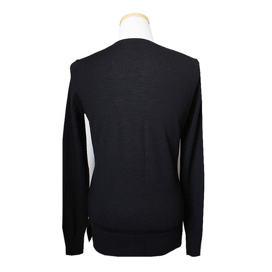 Theory Black Wool Knit Top 44 50658934