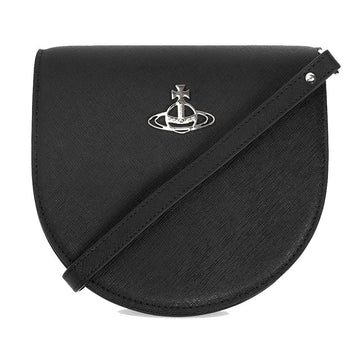 VIVIENNE WESTWOOD Saffiano Saddle Crossbody Bag 43030097 L001N N402 50678511