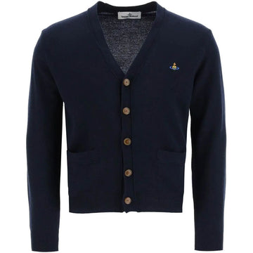 Vivienne Westwood 23SS ORB Logo V-Neck Cardigan 2701000I Y000S K411 50678679