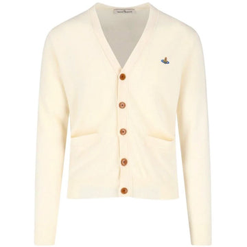 VIVIENNE WESTWOOD 23SS ORB ロゴ Vネック カーディガン 2701000I Y000S C401 50678685