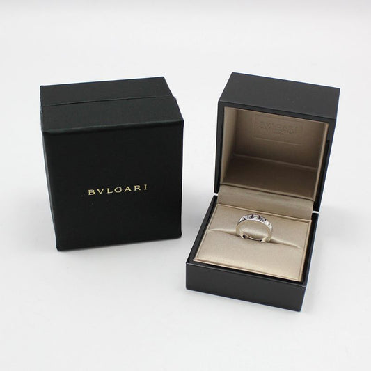 Bulgari White Gold New Bibi 1P Diamond BB Ring Size 7 50750542