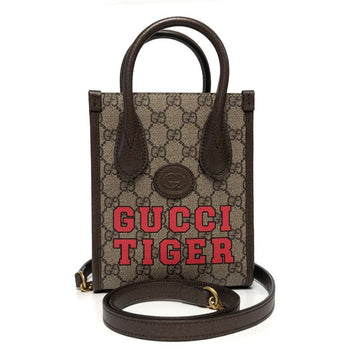 Gucci Tiger GG Mini Tote Bag 671623 Brown 51200487