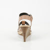 BALENCIAGA Pink Leder Studded Strap Wedge Sandale 37.5 50257090 [P]