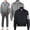 THOM BROWNE サイドストライプボンバーパディング MJD103X 07259 035 415 47662202 [P]