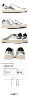 COMMON PROJECTS レトロ ロー スニーカー シルバー/ブラック 2221 0509 48953235 [P]