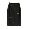 DIOR 36サイズ ブラックパネルスカート 51345535 [P]