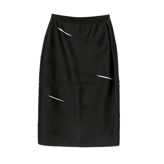 DIOR 36サイズ ブラックパネルスカート 51345535