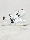 Louis Vuitton White Brown LV Charlie Sneakers 51594633 [P]