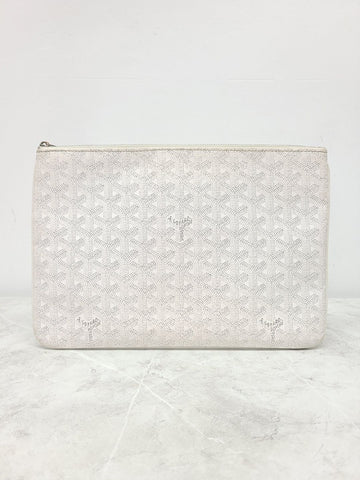 GOYARD Sena Clutch Bag Special White 51594766