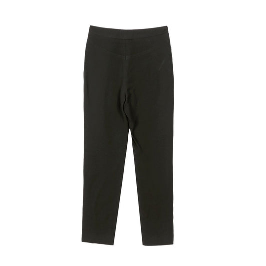 CHANEL P50768V37527 schwarze Seidenhose mit Knopfdetails 36 51496803