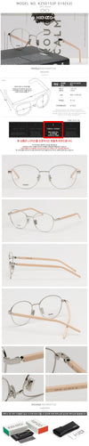 KENZO KZ50153F 016 ラウンド シルバー メタルフレーム 63502305 [P]