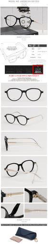 Loewe LW50010U 001 Luxury Black Acetate Eyeglass Frame 63523619 [P]