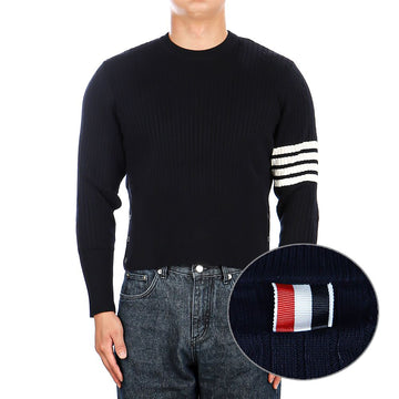 THOM BROWNE (MKA460A Y3014 415) Herren schräg gestreifter Pullover 52174023