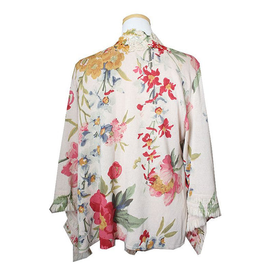 Kenzo Shoreline Floral Tassel Cardigan 55 66 52309690