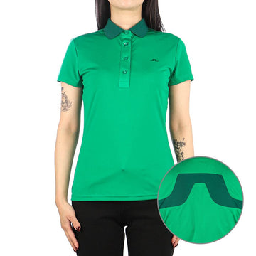 J LINDEBERG (GWJT08091 M376) Damen CASSIE Golf-Kragen Kurzarm T-Shirt 52407238