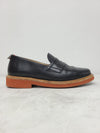 THOM BROWNE ペブルグレインスリーストライプタブペニーローファー 52740778 [P]