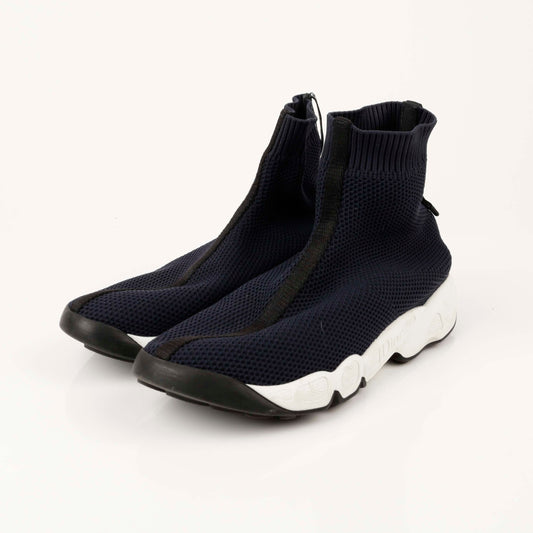 Dior 34 Size Navy Technical Knit High-Top Sock Sneakers 52742285