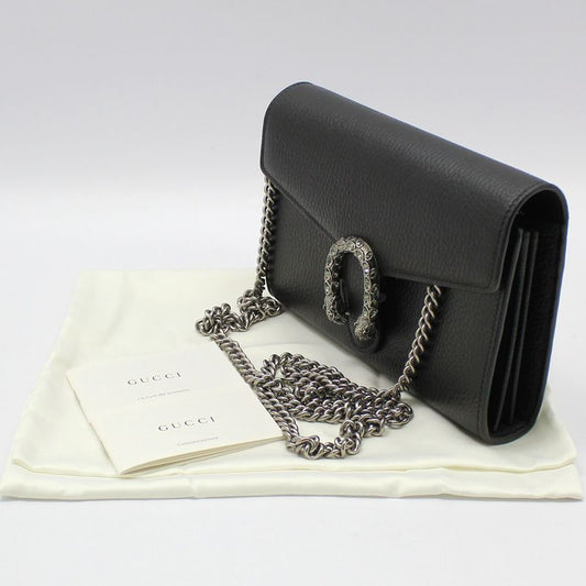 GUCCI 401231 ブラック レザー ディオニソス ミニ クロスボディバッグ 52889669