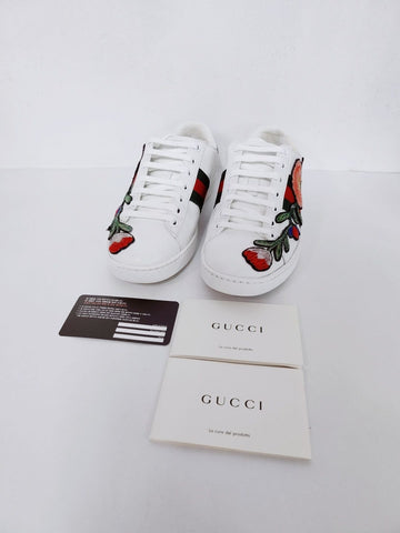 Gucci Ace Flower Embroidered Women's Sneakers 35/225 53036837