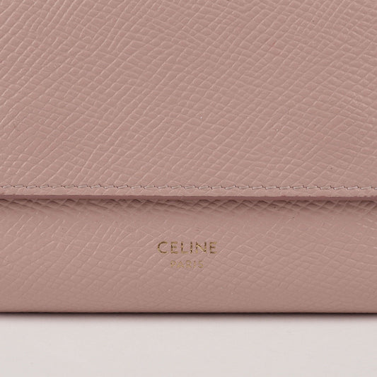 CELINE Klein Rosa Leder Dreifach Geldbörse 10B573BEL 52909401