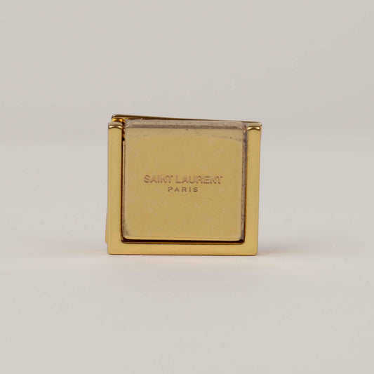 Saint Laurent Gold Logo Metal K Ring 607927 52770834