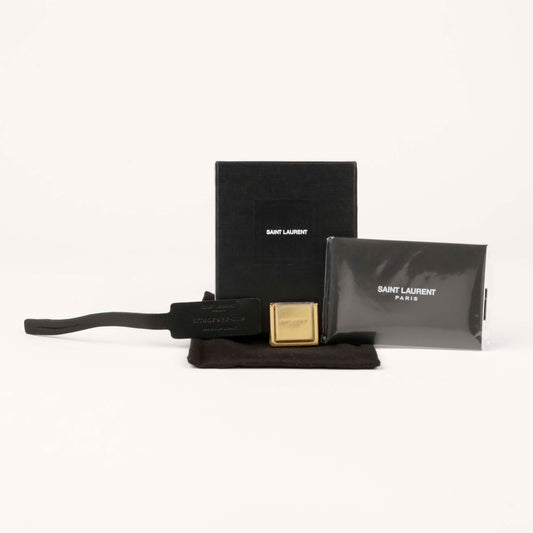 Saint Laurent Gold Logo Metal K Ring 607927 52770834