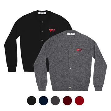 COMME DES GARCONS Doppel-Patch Wollcardigan für Herren 58856611